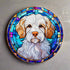 Clumber Spaniel Glass Suncatcher Worktop Saver